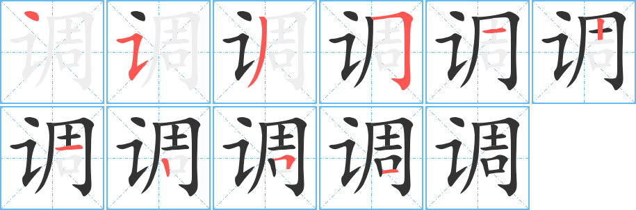 调