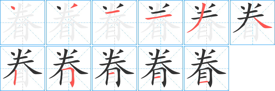 眷