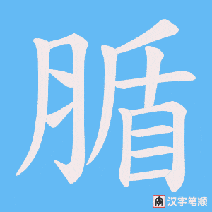 腯