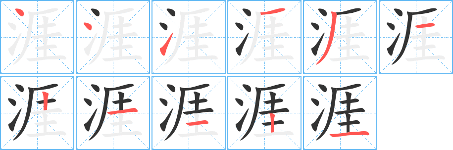 涯