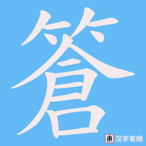 篬