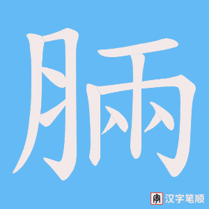 脼