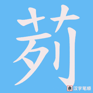 茢